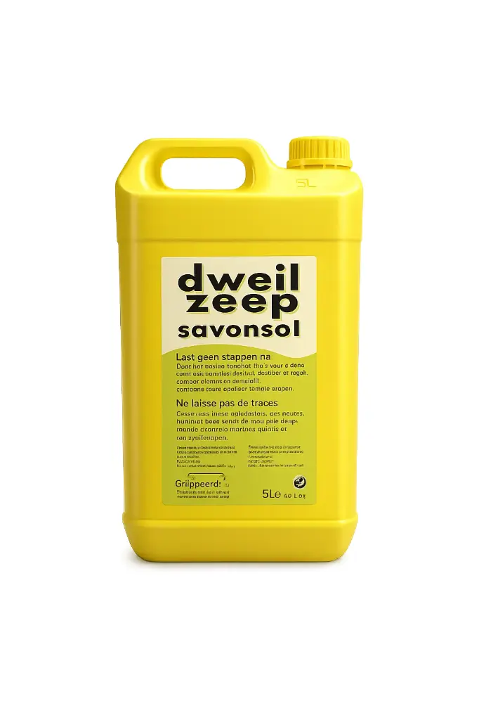 CHEMIEKOR Dweilzeep 5L | Authentieke Vloerzeep - 100% Biologisch Afbreekbaar (1 Fles)