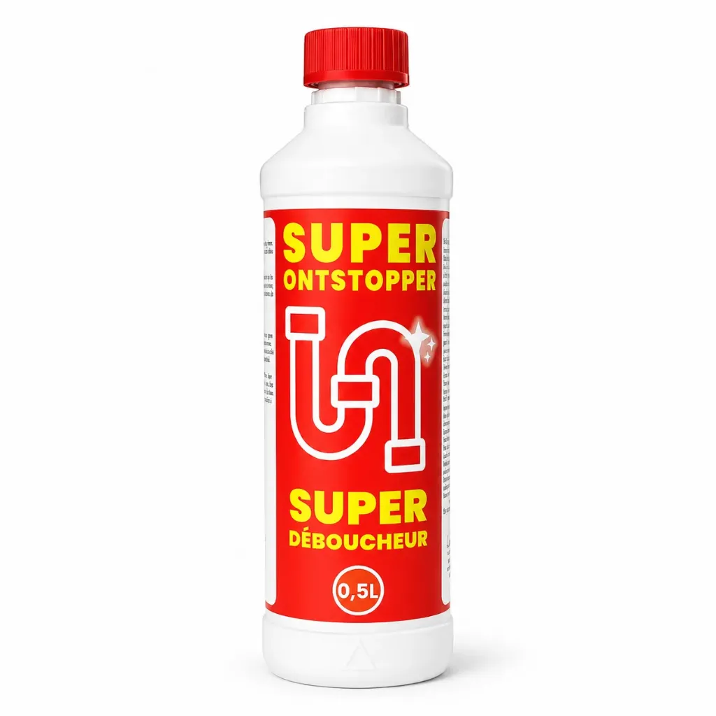 CHEMIEKOR Super Ontstopper 0,5L – Krachtige Vloeibare Ontstopper