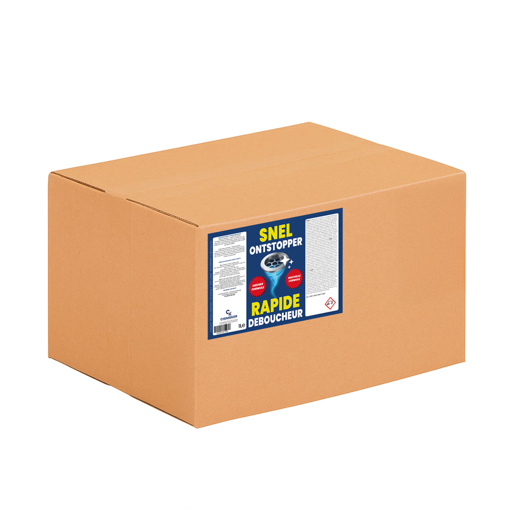 CHEMIEKOR Fast Unblocker 1L – Fast-Acting Drain Unblocker