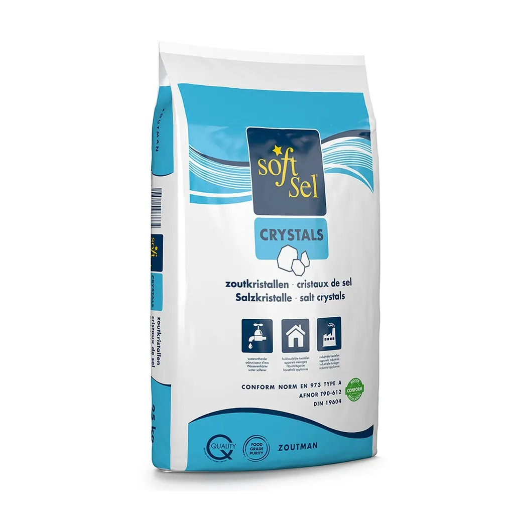 Soft Sel Crystals 25KG - Zoutkristallen Waterverzachter (Zak 25 KG)