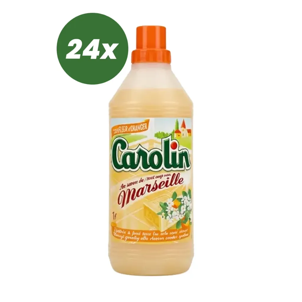 CAROLIN Vloerreiniger 1L - Marseille + Orangebloesem - Dweilzeep