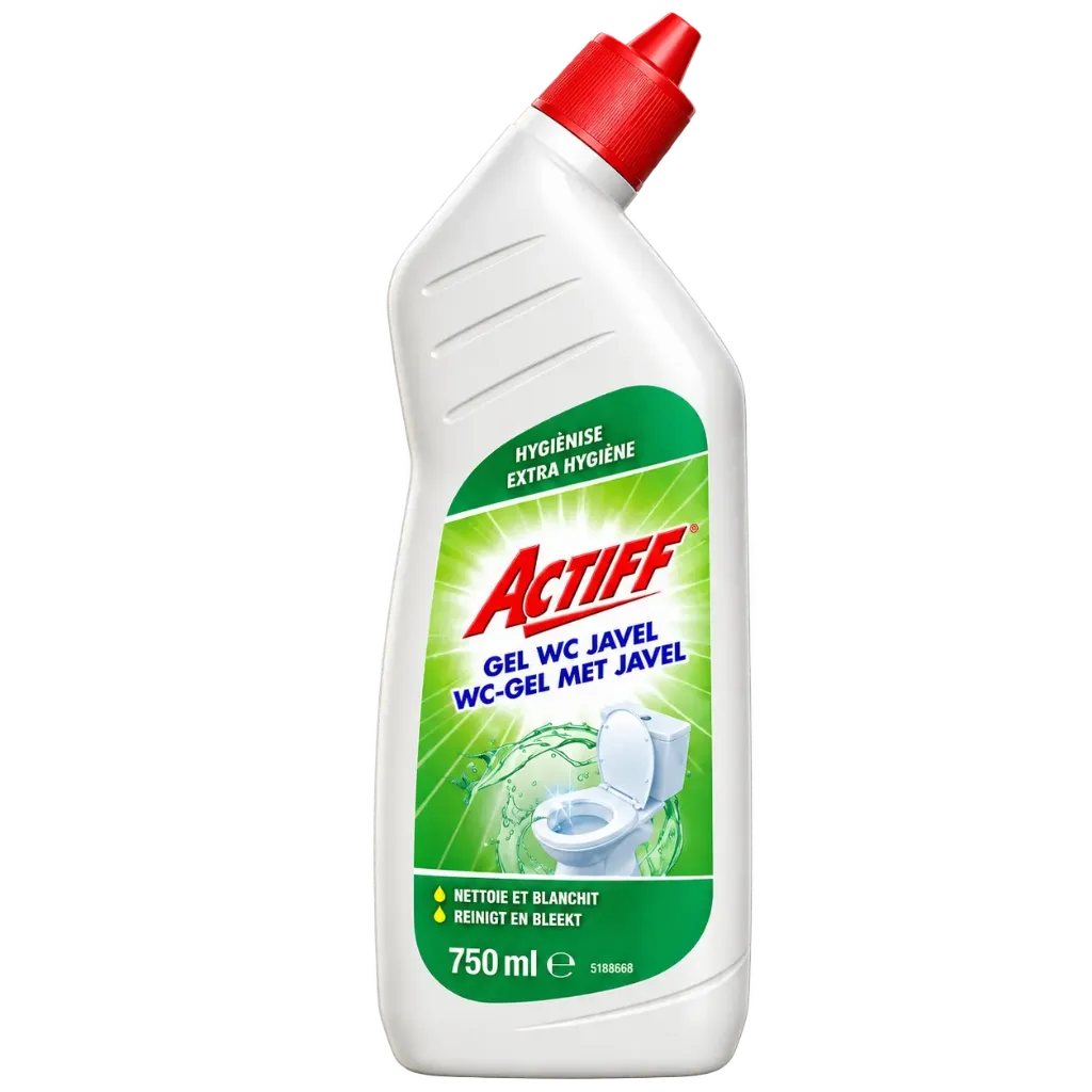ACTIFF WC Gel Met Javel 750ML (1 Fles: 1 x 750mL)