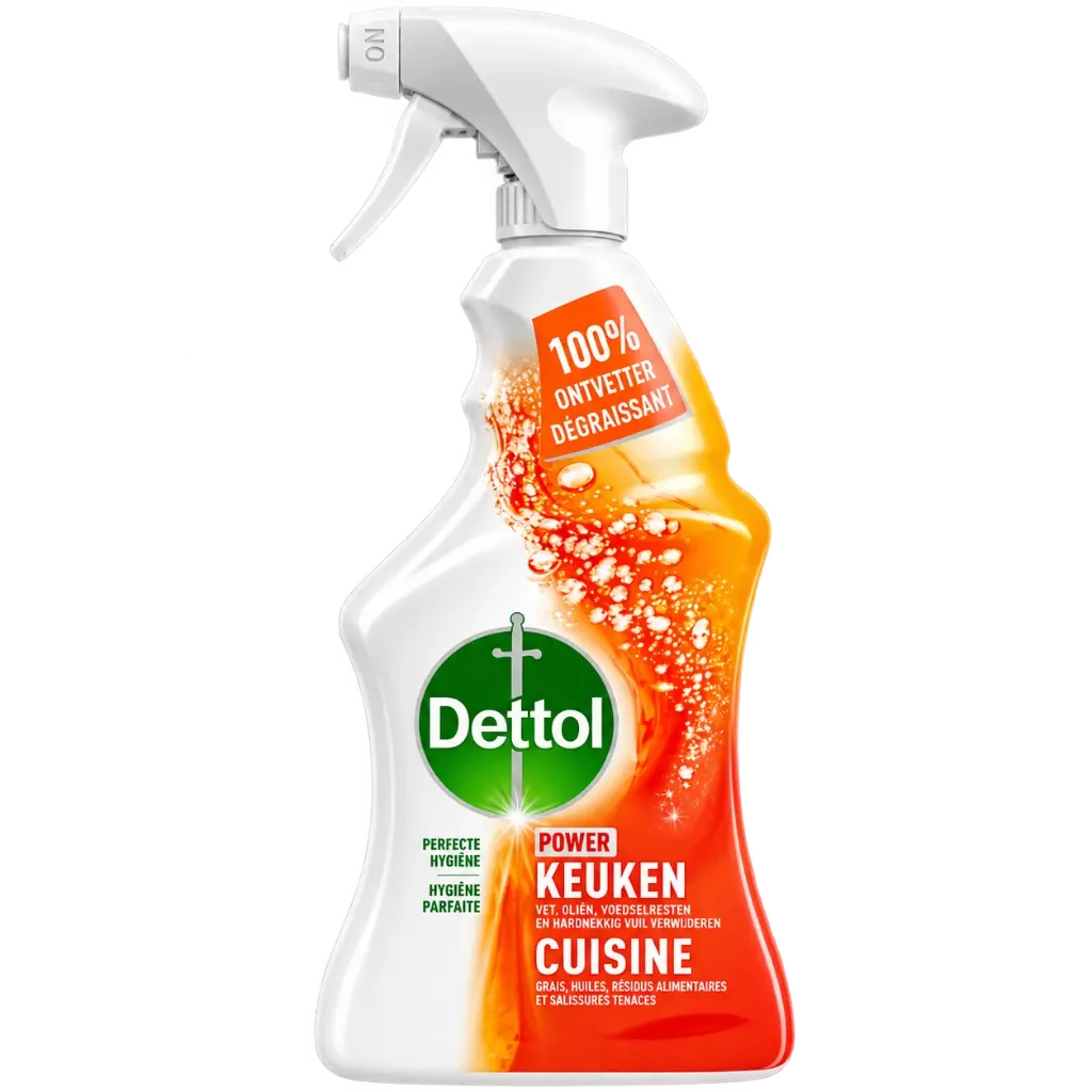 DETTOL KEUKENSPRAY POWER 750ML (1 Fles: 1 x 750ML)