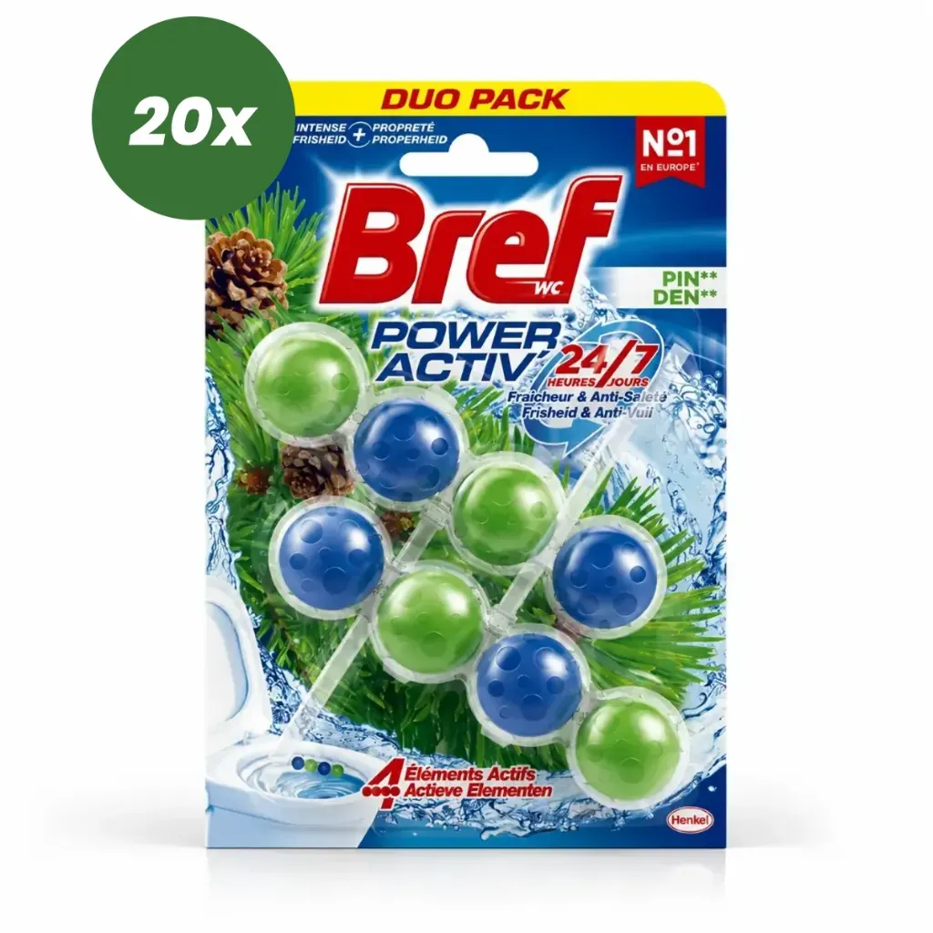 Bref WC Hanger 2x50 gr - WC Blokjes Power Activ Duo Pack