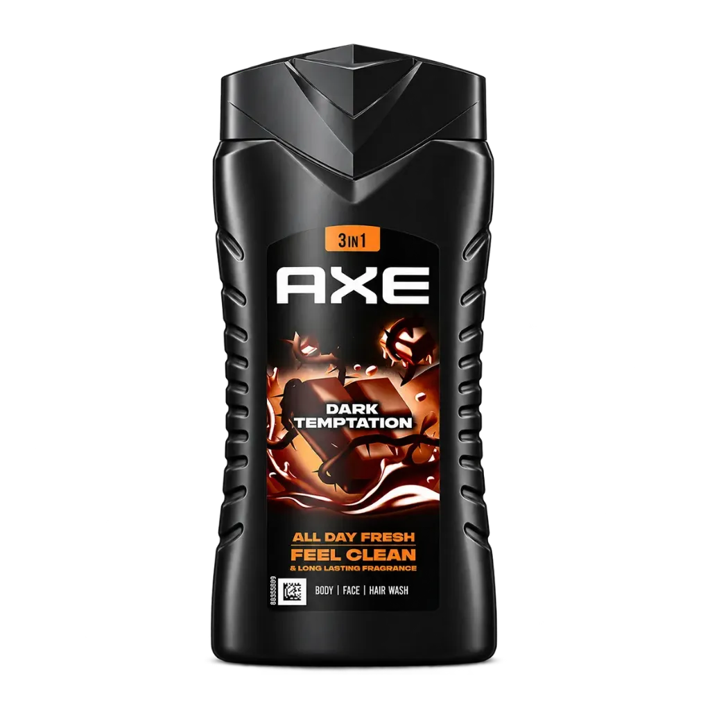 AXE Dark Temptation 3-In-1 Douchegel 250ml (1 Fles: 1 x 250ML)