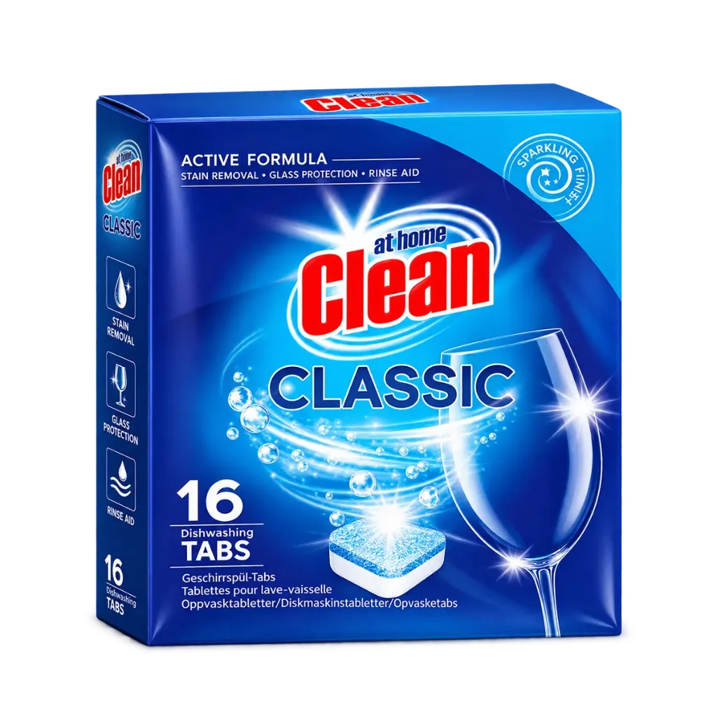 AT HOME CLEAN Vaatwastabletten Classic 16 x 13gr (1 Doos: 16 x 13gr, 1 Pièce)