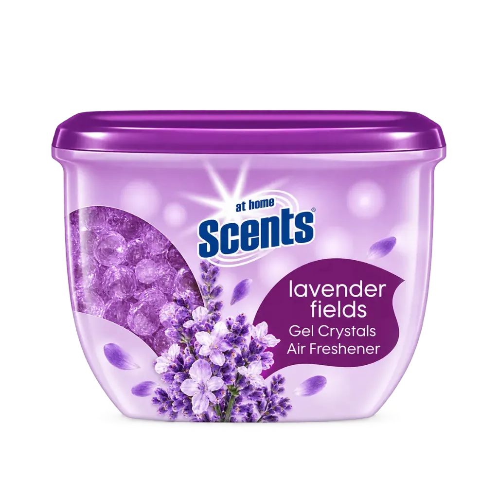 At Home Scents Lavendel Gel Kristallen - Luchtverfrisser  150GR (1 Stuk: 1 x 150gr)
