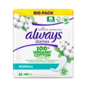 ALWAYS Dailies Inlegkruisjes Normal 52st.