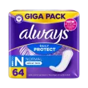 ALWAYS Inlegkruisjes Daily Extra Protect - Normaal Licht Geparfumeerd - 64st.